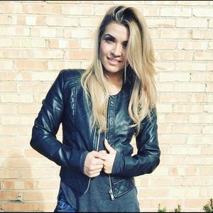 Tart Collections Faux Leather Jacket